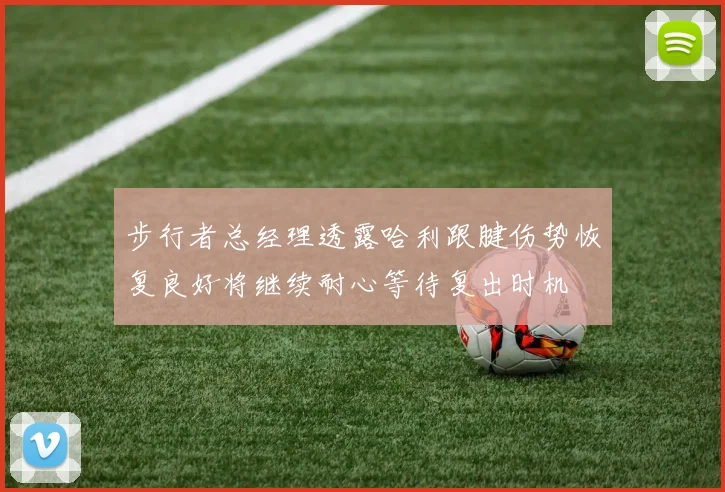 步行者总经理透露哈利跟腱伤势恢复良好将继续耐心等待复出时机